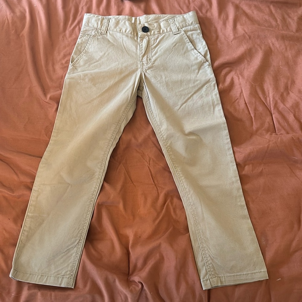Boys khaki pants size 6